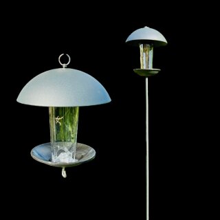 Solar-Vogelfutterspender Mit Mosaikglas – Bunt, Zum Aufhängen, Für Garten & Balkon
