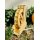 DARLUX Garten-Deko Holz Wasserrad XL mit Rinne , Wasserspiel, Wassermühle , Gartendekoration, Deko Kaskade, Höhe 59 cm Natur
