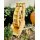 DARLUX Garten-Deko Holz Wasserrad XL mit Rinne , Wasserspiel, Wassermühle , Gartendekoration, Deko Kaskade, Höhe 59 cm Natur