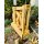 DARLUX Garten-Deko Holz Wasserrad XL mit Rinne , Wasserspiel, Wassermühle , Gartendekoration, Deko Kaskade, Höhe 59 cm Natur