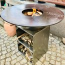 Glüh-Welt Premium Outdoor Grillplatte I Feuerplatte...