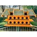 DARLUX 3 Etagen Taubenhaus XXL, Nistkasten für Tauben, Holz Taubenschlag Grün