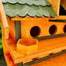 DARLUX 3 Etagen Taubenhaus XXL, Nistkasten für Tauben, Holz Taubenschlag Grün