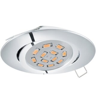 Eglo 95361 LED Tedo Einbauleuchte 5W Chrom GU10 Einbaustrahler Schwenkbar 230V