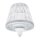 LED AKKU Flaschenlampe Lamprusco Cristal I Tischleuchte für innen & außen I RGBW ITouch Dimmbar I IP54 I USB-C Ladekabel