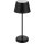 2xLED AKKU Tischleuchte Warmweiss Touch Dimmbar 2W Warmweiss IP44 Schwarz 200 lm