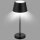 2xLED AKKU Tischleuchte Warmweiss Touch Dimmbar 2W Warmweiss IP44 Schwarz 200 lm