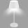 LED AKKU Tischleuchte Warmweiss Touch Dimmbar 2W Warmweiss IP44 Weiss 200 lm