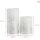 2er Set Pauleen 48008 LED Glowing Glitter Echtwachskerze Weiss Silber Warmweiss