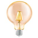 EGLO 110053 E27 LED Leuchtmittel Amber Globe 4 W 350 lm...