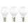 Eglo 117522 3er Set LED Tropfen 4,9 W Leuchtmittel Warmweiss 470 lm E14 230V