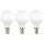 Eglo 117522 3er Set LED Tropfen 4,9 W Leuchtmittel Warmweiss 470 lm E14 230V