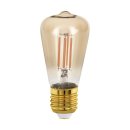 Eglo 110066 LED Filament Vintage Gold 4 W E27 1700K Extra...