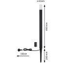 Paulmann 94386 Flarea LED Pollerleuchte 3,1W IP65 Warmweiss 230V Schwarz 60 cm
