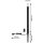 Paulmann 94386 Flarea LED Pollerleuchte 3,1W IP65 Warmweiss 230V Schwarz 60 cm