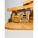 DARLUX Weihnachts- Holz Krippe Dekoration Handgefertigt Holzschnitzerei Jahreszeitliche Dekoration