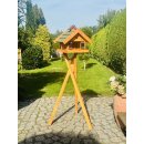 DARLUX Rechteckiges Vogel Futter Haus Holz Vogelhaus +...