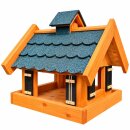 DARLUX Rechteckiges Vogel Futter Haus  Futterstelle Holz...