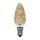 Paulmann 562.20 Kerze Glühlampe 25 W E14 Krokoeis Gold 230V 56220