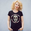 BANKROTT Design Damen T-Shirt SUMMER - Totenkopf mit...
