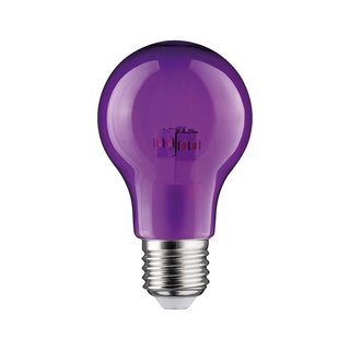 Paulmann 284.52 LED Lampe 1W  Violett E27 Deko Leuchtmittel 230V IP20