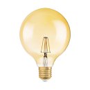 Osram LED Globe 2,8W Vintage 1906 Filament E27 2,8W = 22W Glühbirne Warmweiß