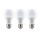 Paulmann 285.32 3er Set LED Birne Lampe 9 W E27 Leuchtmittel Opal 230V 2700K