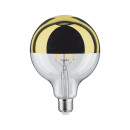 Paulmann 285.48 LED Globe 125 Kopfspiegel Gold 5W E27 Warmweiß Dimmbar 230V