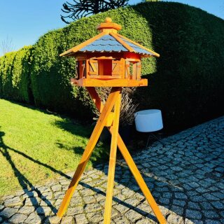 Blau mit Ständer